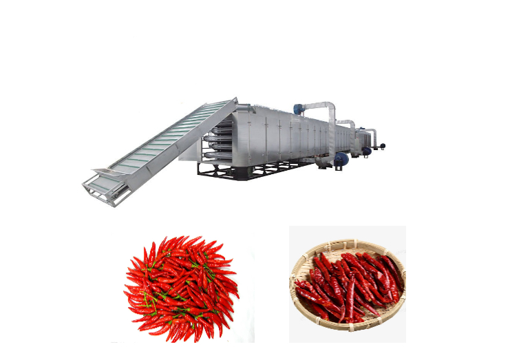 Pepper drying machine